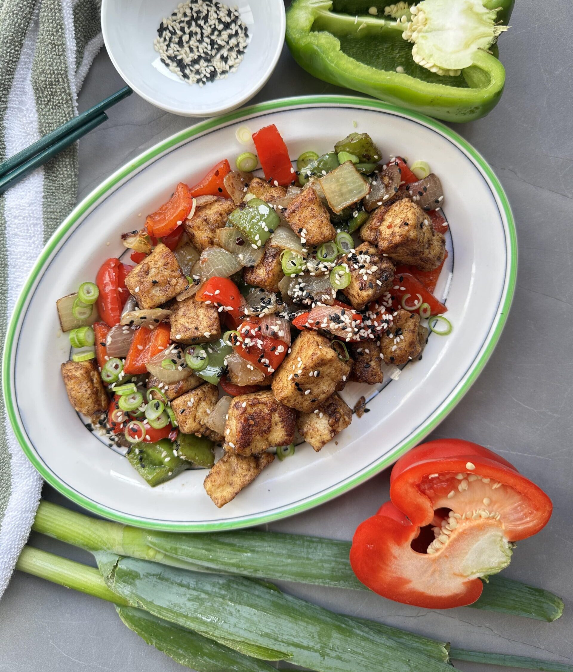 Read more about the article Chinese Style Salt and Pepper Tofu