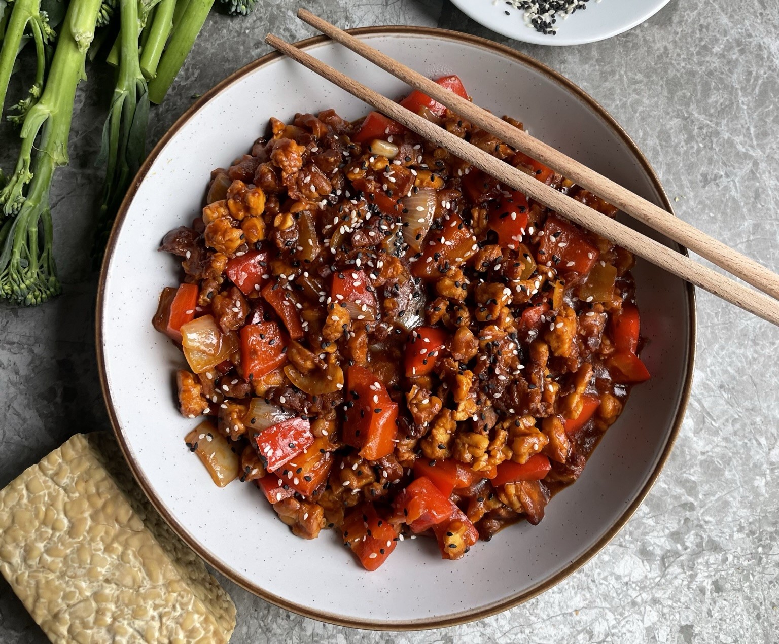Read more about the article Chinese Takeaway Style Sweet and Sour Tempeh