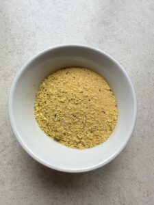 Step 2 of how to make the best tofu scramble seasoning