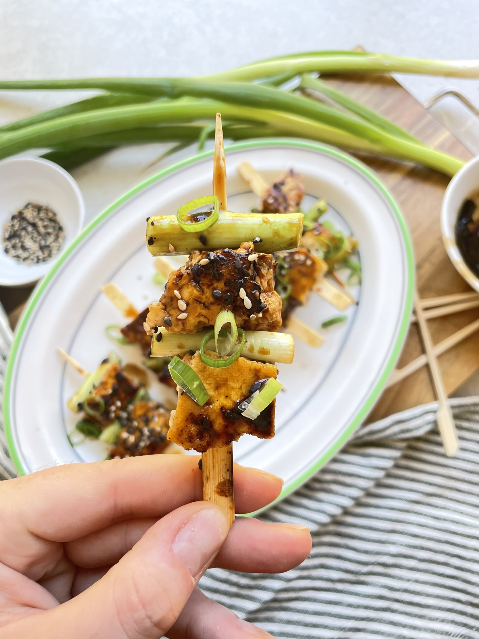 Read more about the article Tofu Yakitori Skewers