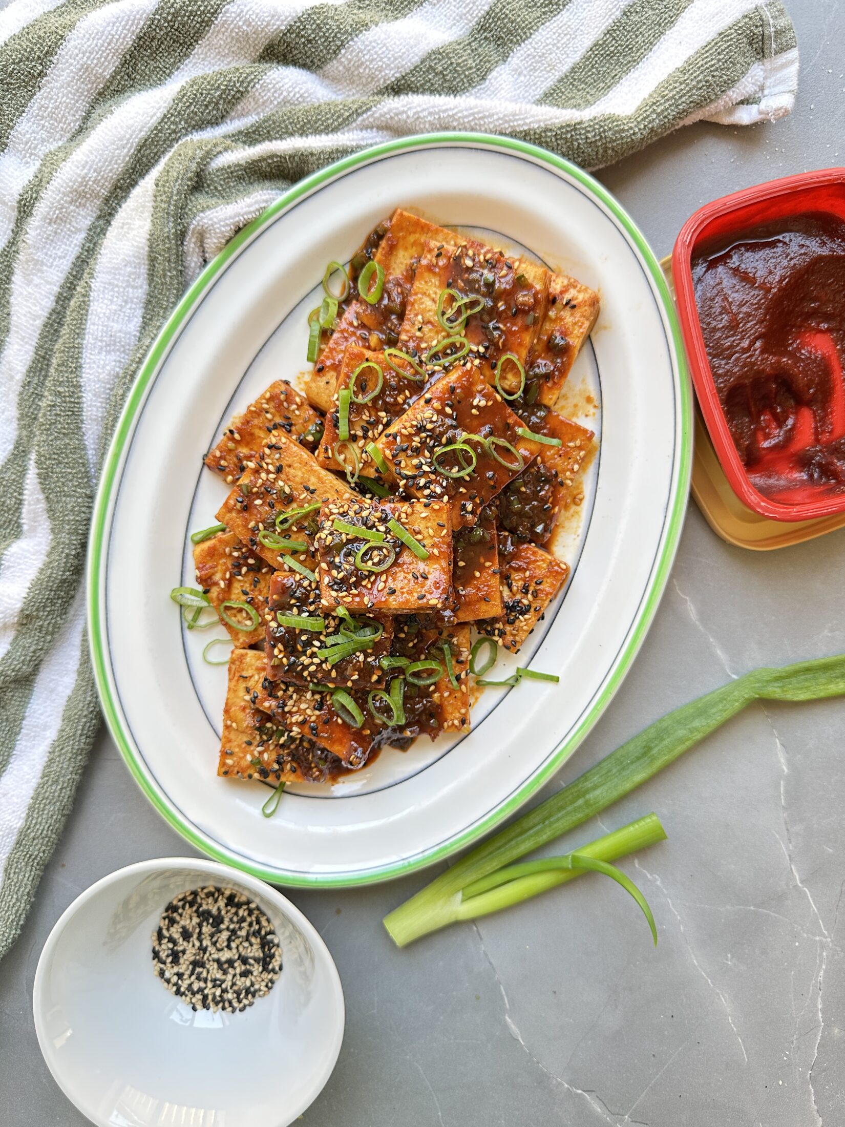 Read more about the article Korean Spicy Braised Tofu