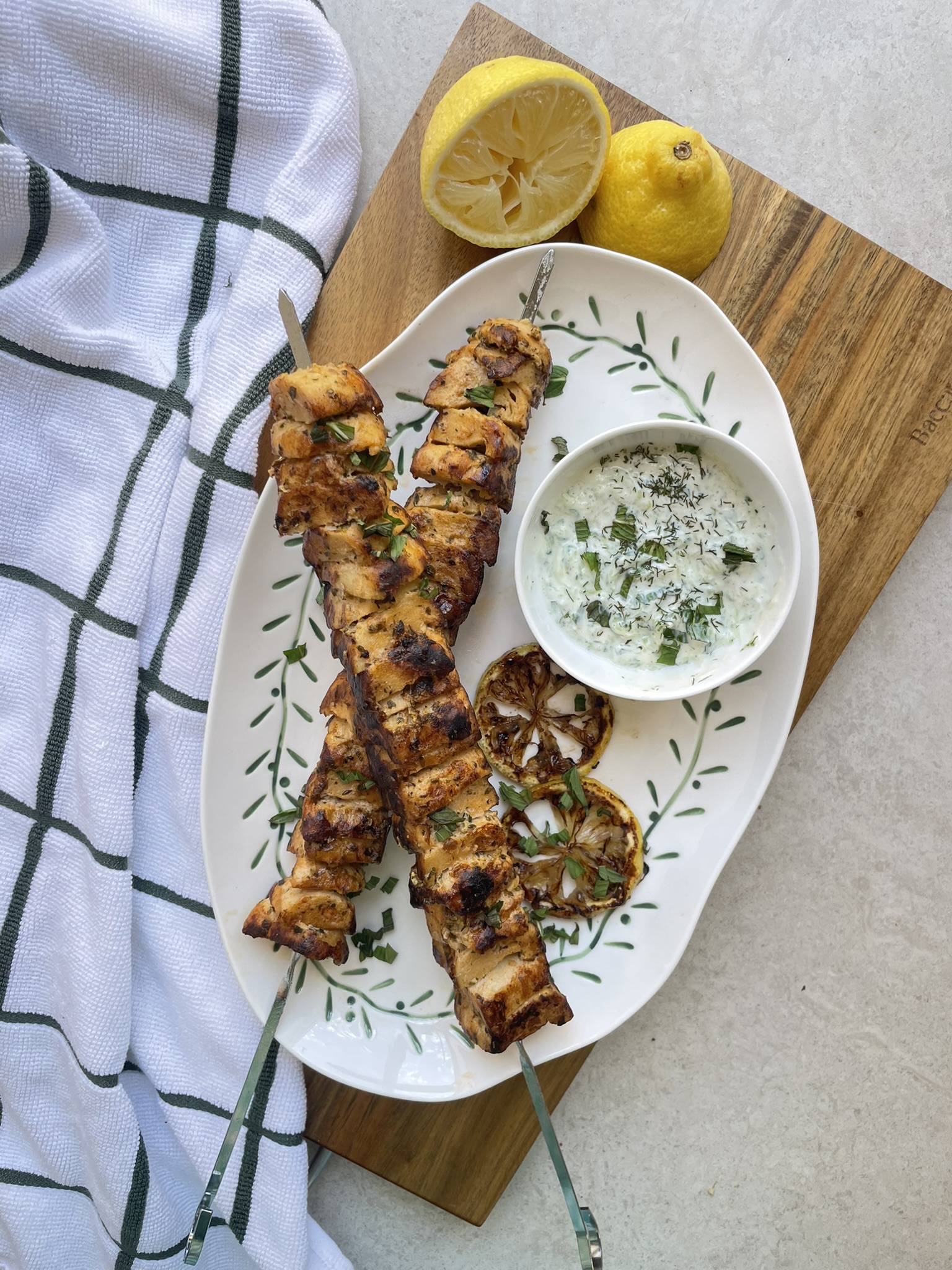 Read more about the article Vegan Greek Chicken Souvlaki