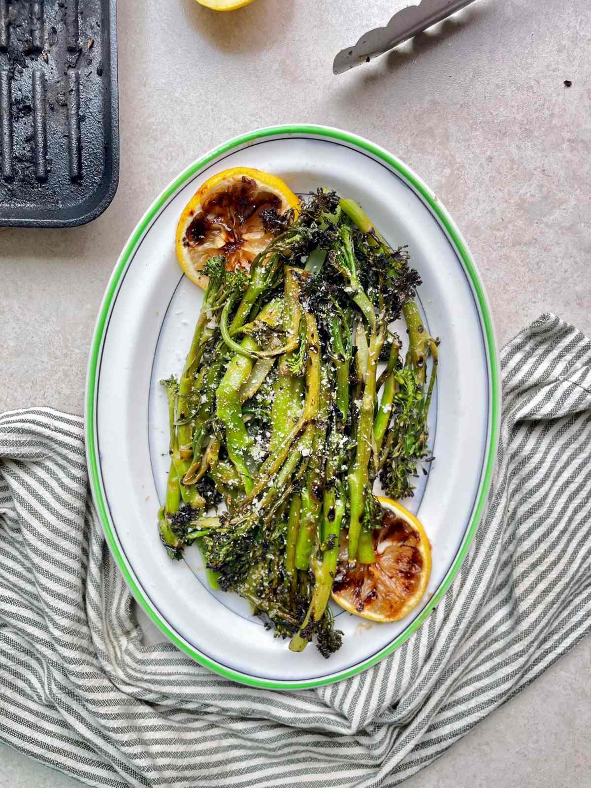 Read more about the article Charred Broccolini with Garlic and Lemon