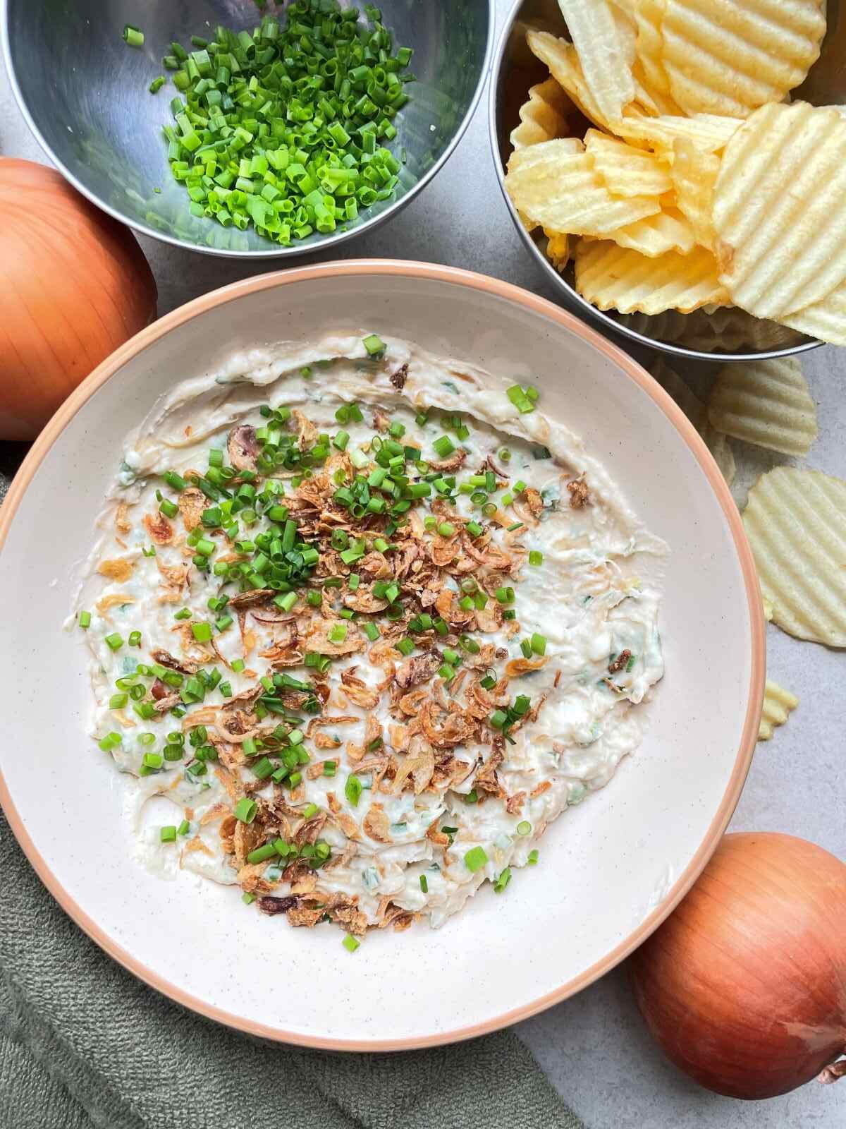 Read more about the article Vegan French Onion Dip